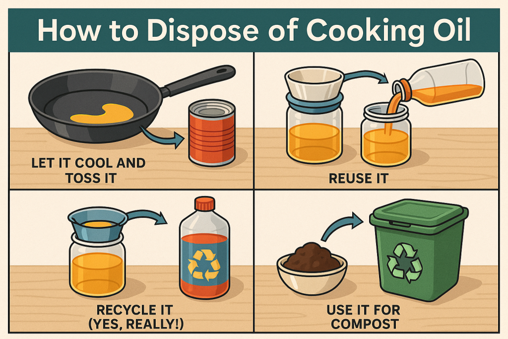 How to Dispose of Cooking Oil the Right Way (Without Clogging Your Sink!)