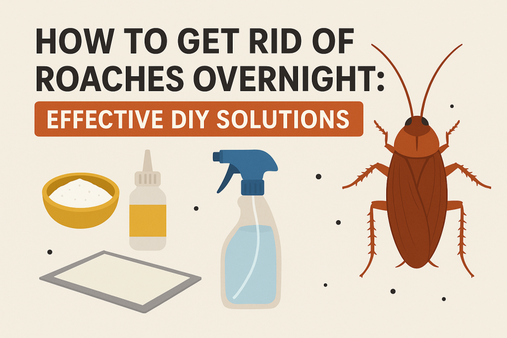 How to Get Rid of Roaches Overnight: Effective DIY Solutions