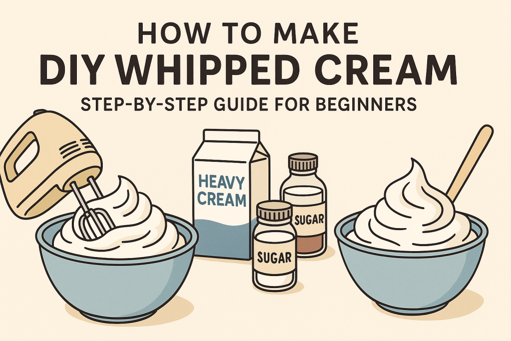 How to Make DIY Whipped Cream: Step-by-Step Guide for Beginners