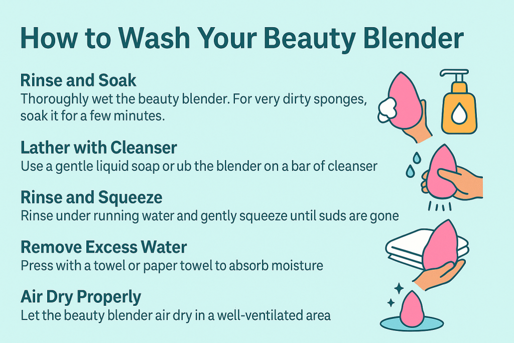 How to Wash Your Beauty Blender: Step-by-Step Guide for a Flawless Clean