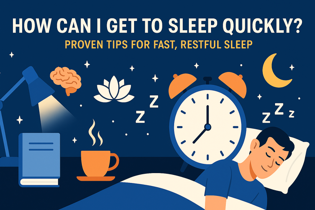 how can i get to sleep quickly