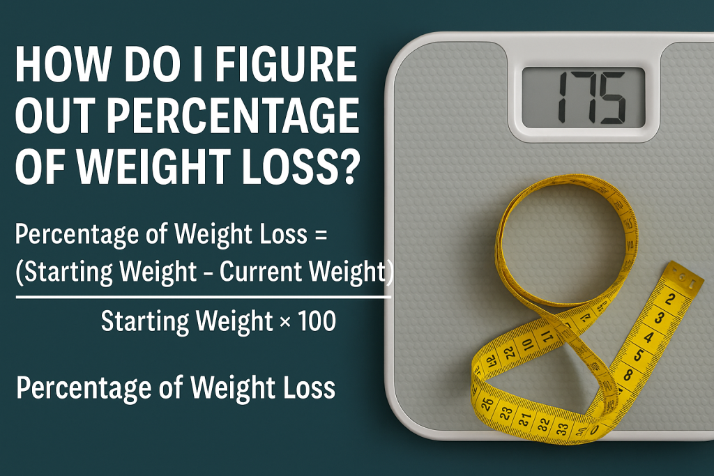 how do i figure out percentage of weight loss