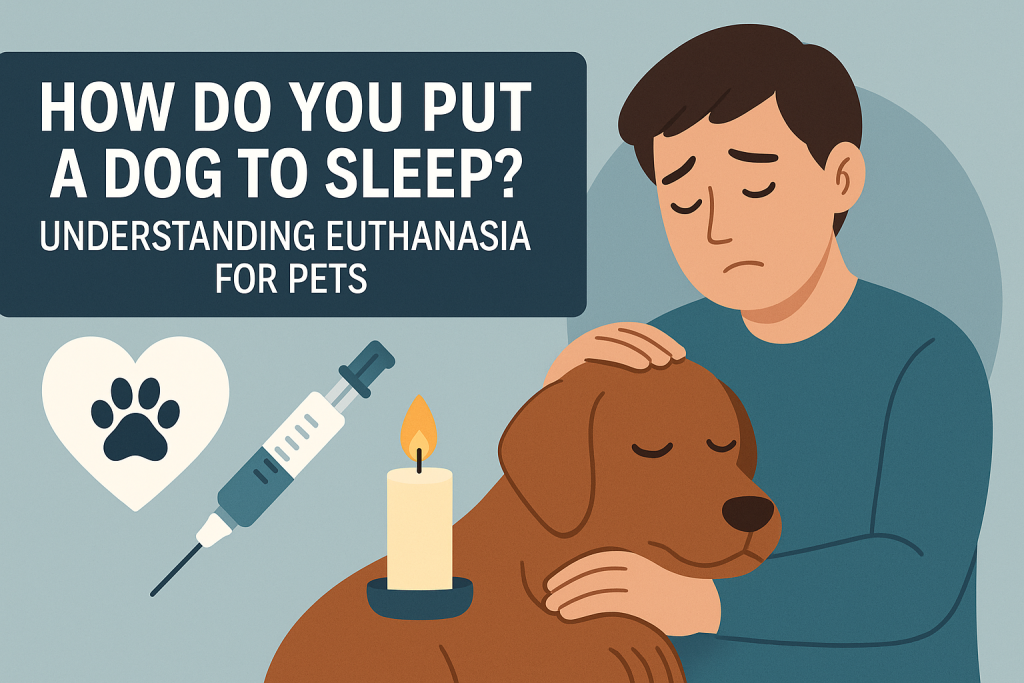 how do you put a dog to sleep
