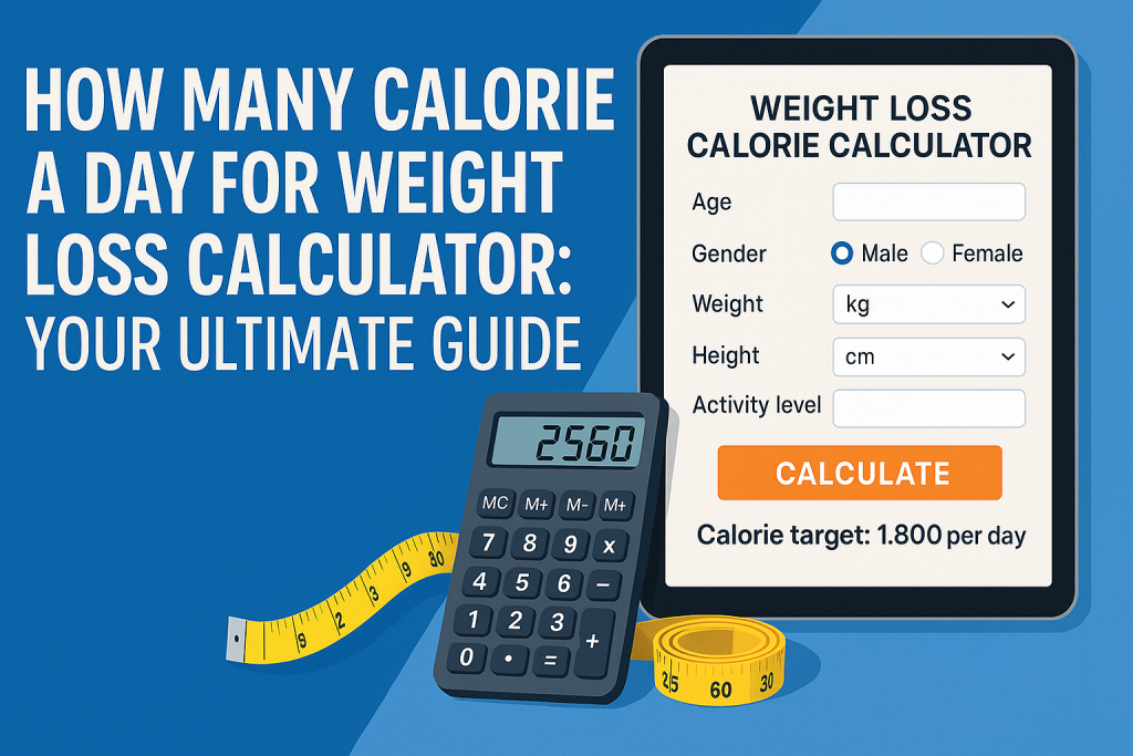 how many calories a day for weight loss calculator