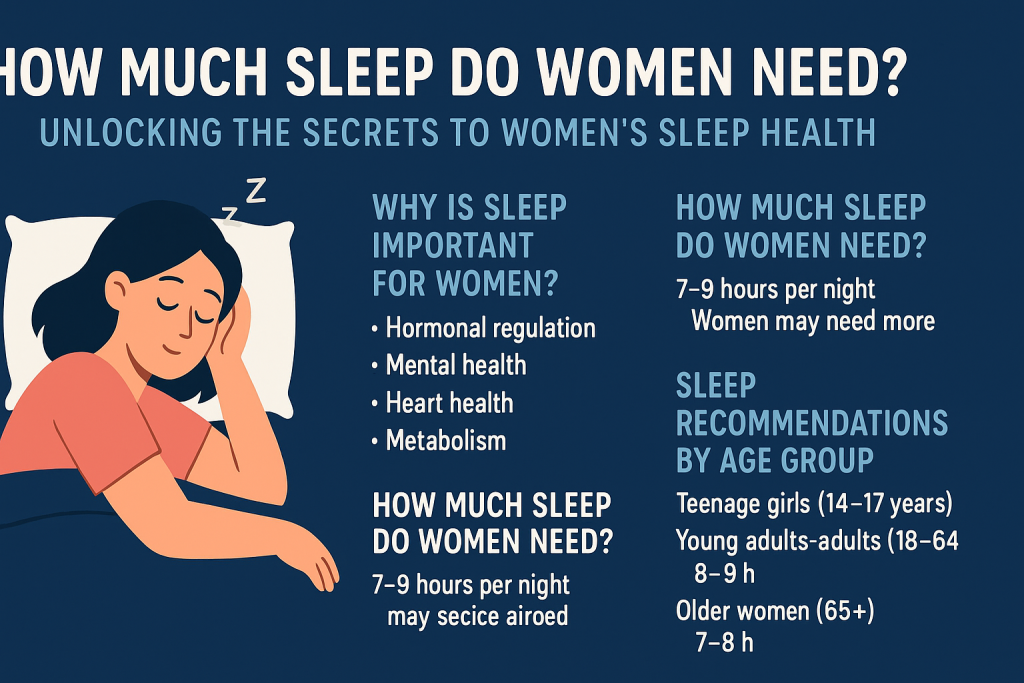 how much sleep do women need