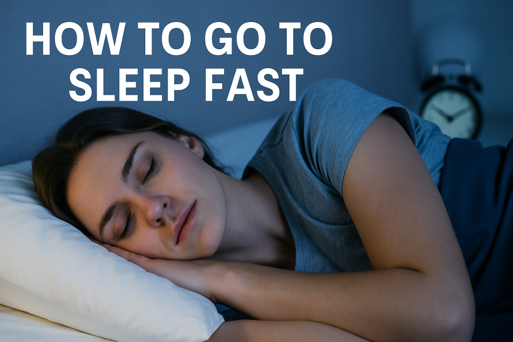 how to go to sleep fast