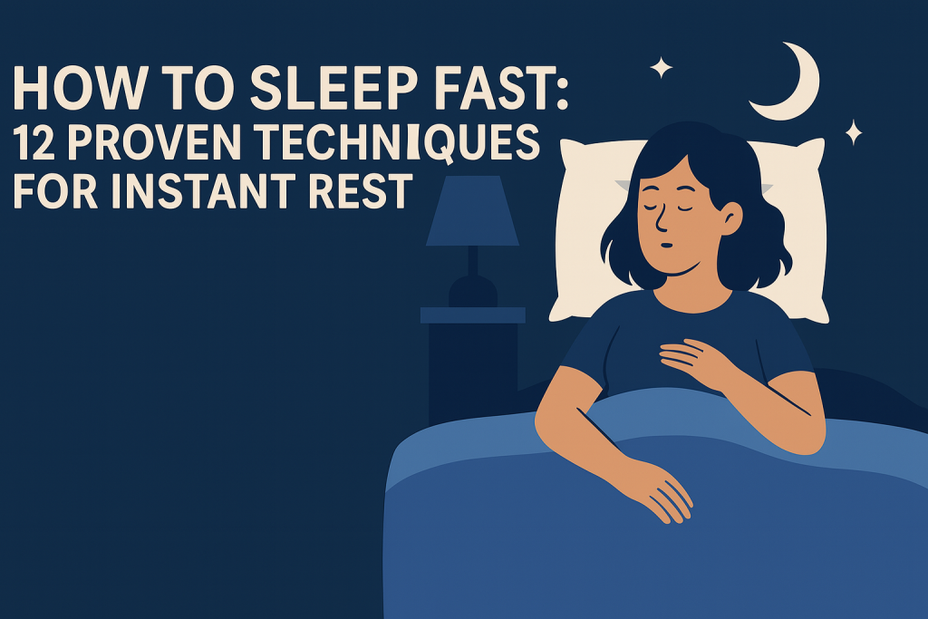 how to sleep fast