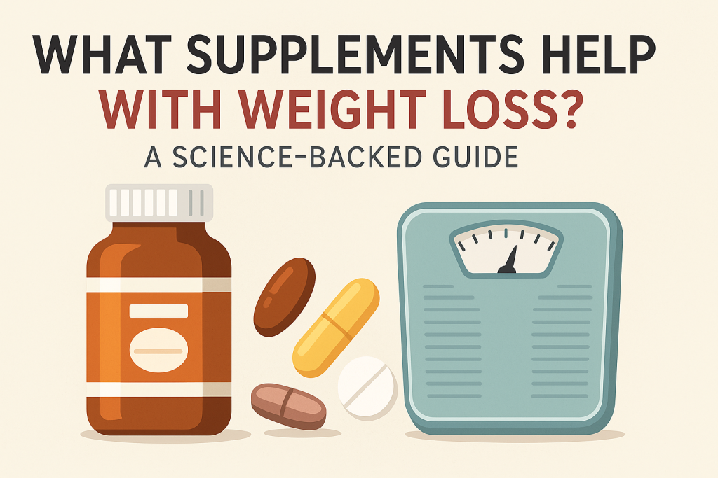 what supplements help with weight loss