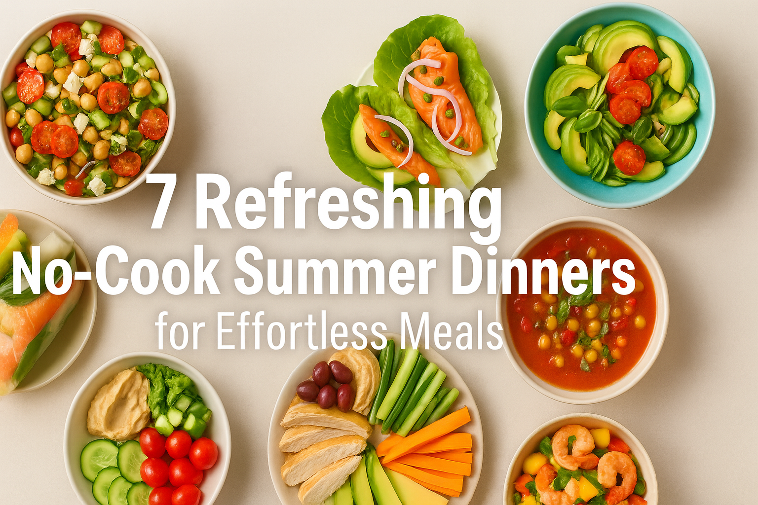 7 Easy Summer Dinners That Don’t Require Cooking