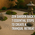 How to create a zen garden in your backyard