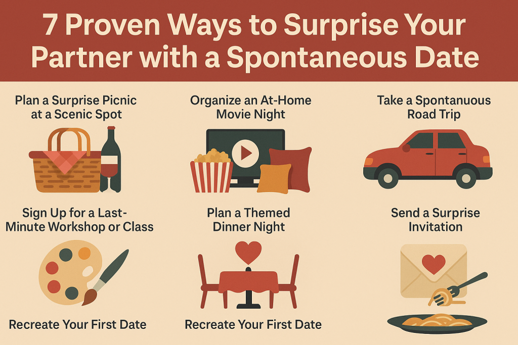 How to surprise your partner with a spontaneous date