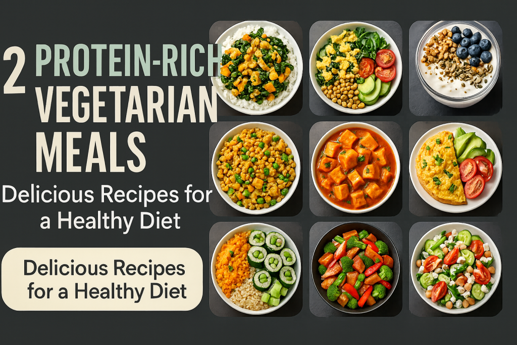 What are some protein-rich vegetarian meals