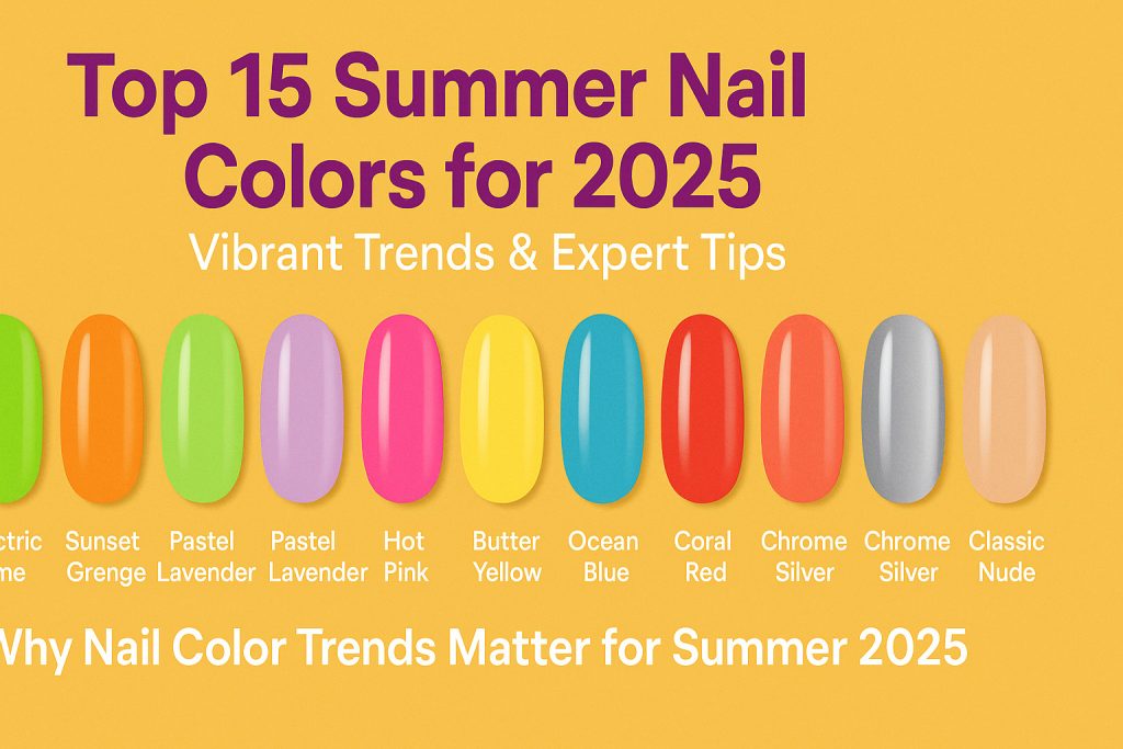 What are the best summer nail colors for 2025