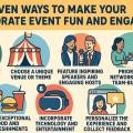 What makes a corporate event feel less boring