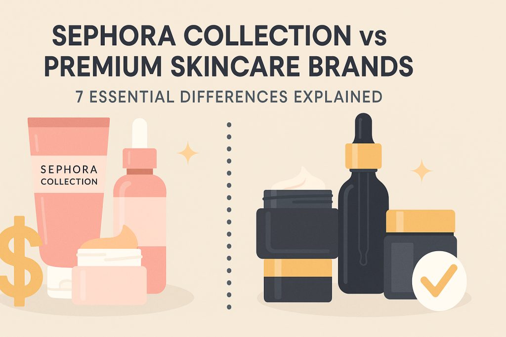 What’s the difference between Sephora Collection and other premium skincare brands