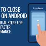 android how to close apps