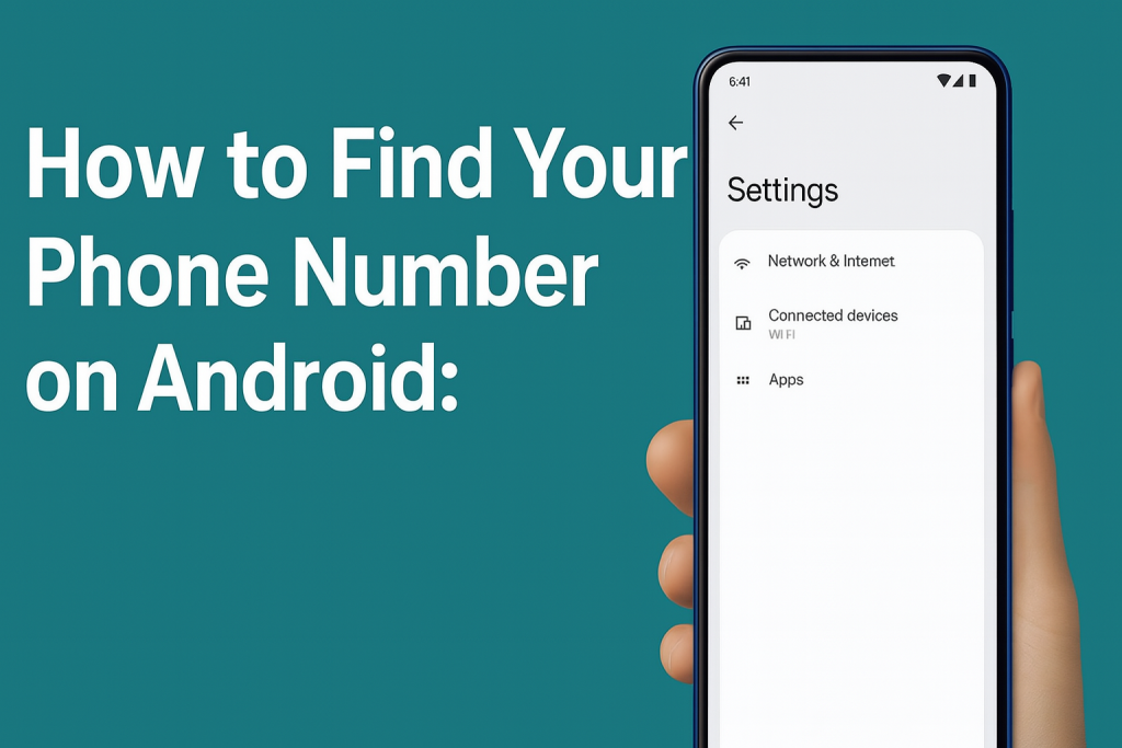 android how to find my phone number