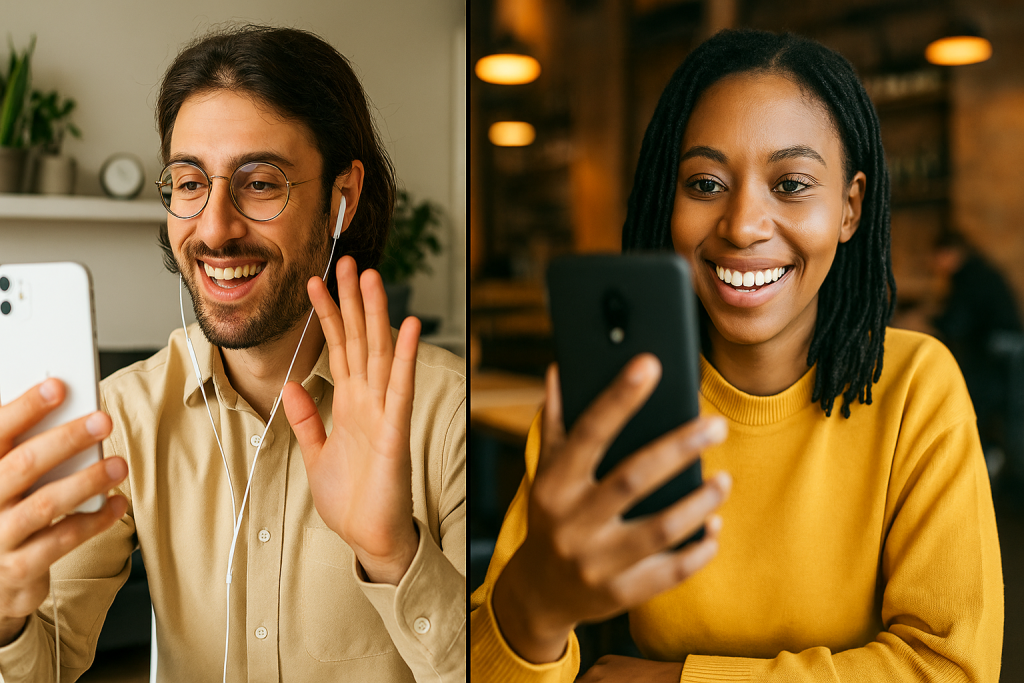FaceTime video call between iPhone and Android users