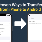 how can i transfer notes from iphone to android