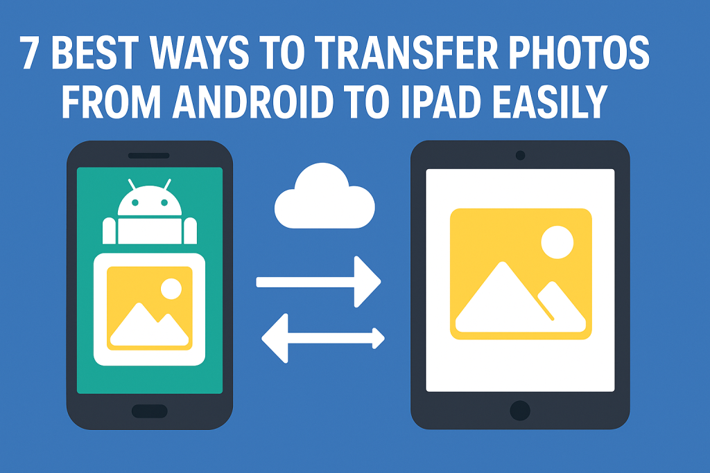how can i transfer photos from android to ipad