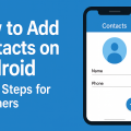 how do i add a contact to my android phone
