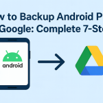 how do i backup my android phone to google