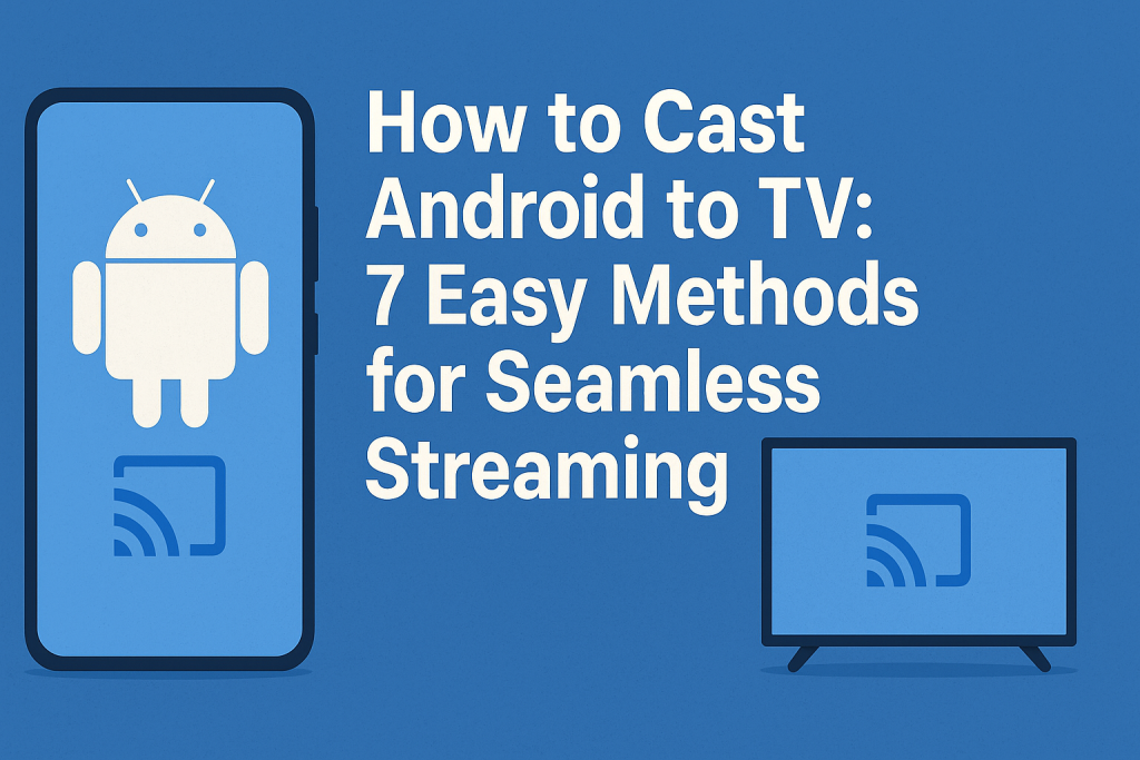 how do i cast my android to my tv