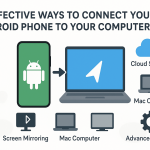 how do i connect my android phone to my computer