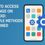 how do i get to settings on android