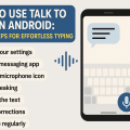 how do you talk to text on android