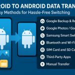 how do you transfer data from android to android