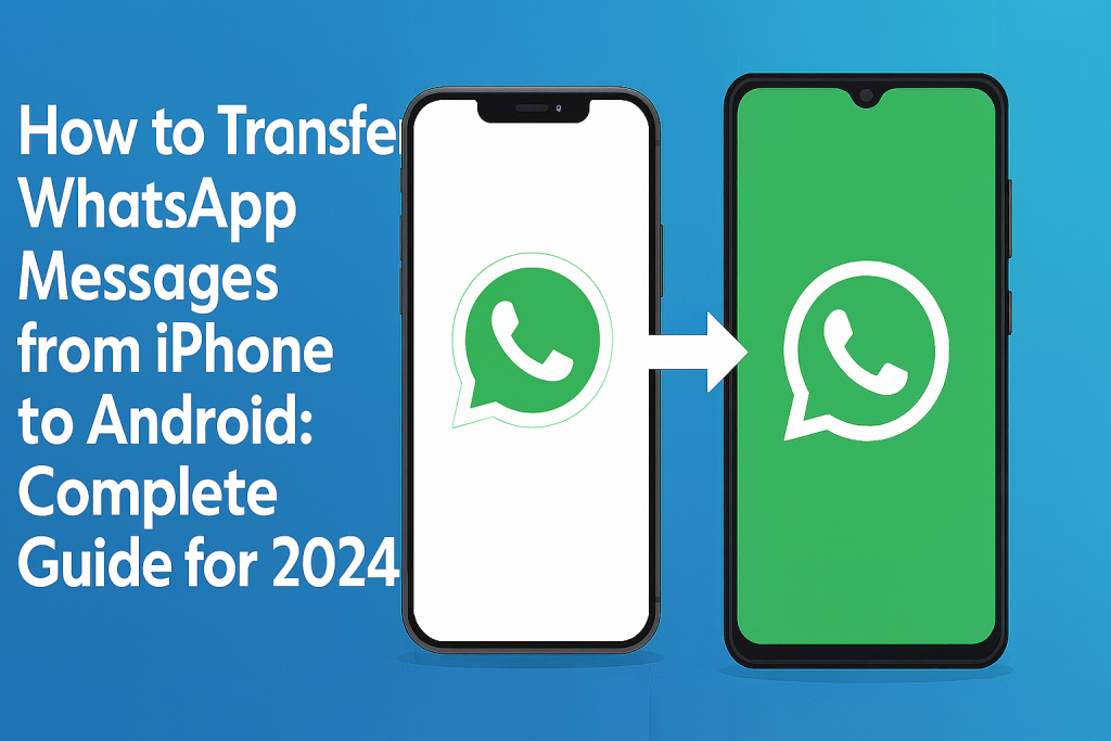 how do you transfer whatsapp messages from iphone to android