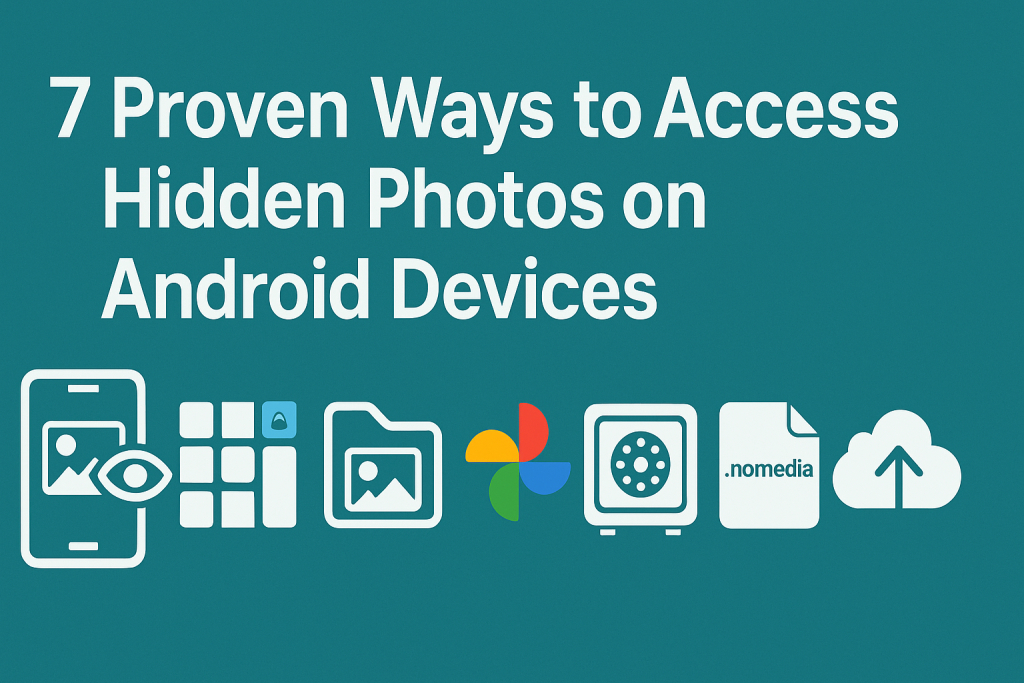 how to access hidden photos on android