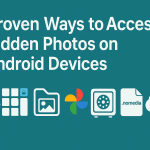 how to access hidden photos on android