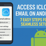 how to access icloud email on android
