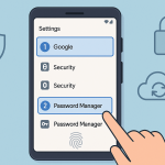 how to access saved passwords on android