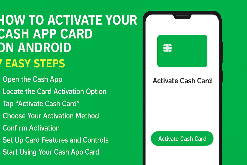 how to activate cash app card on android