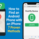 how to find an android phone with an iphone