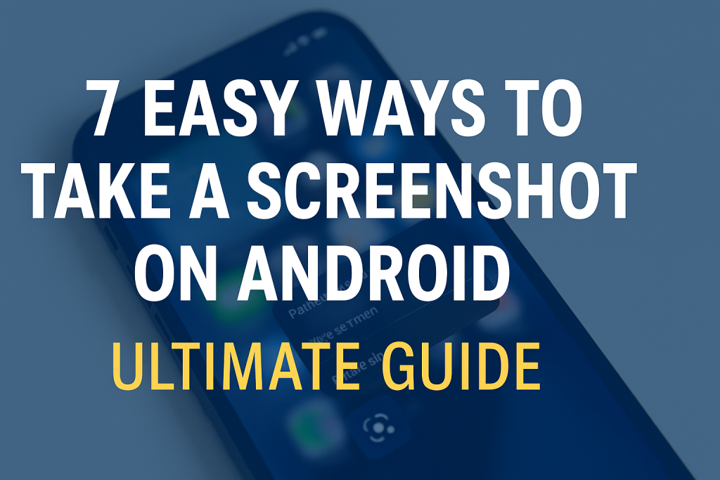 how to take a screenshot on android