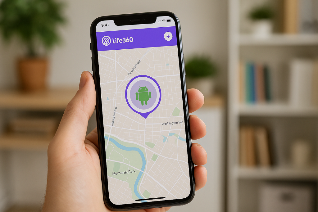 Using Life360 app on iPhone to locate an Android device