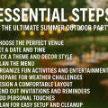 outdoor party essentials
