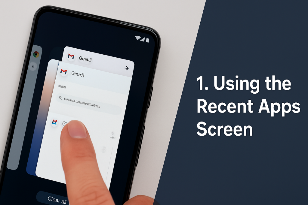 Swiping app away from Android recent apps screen