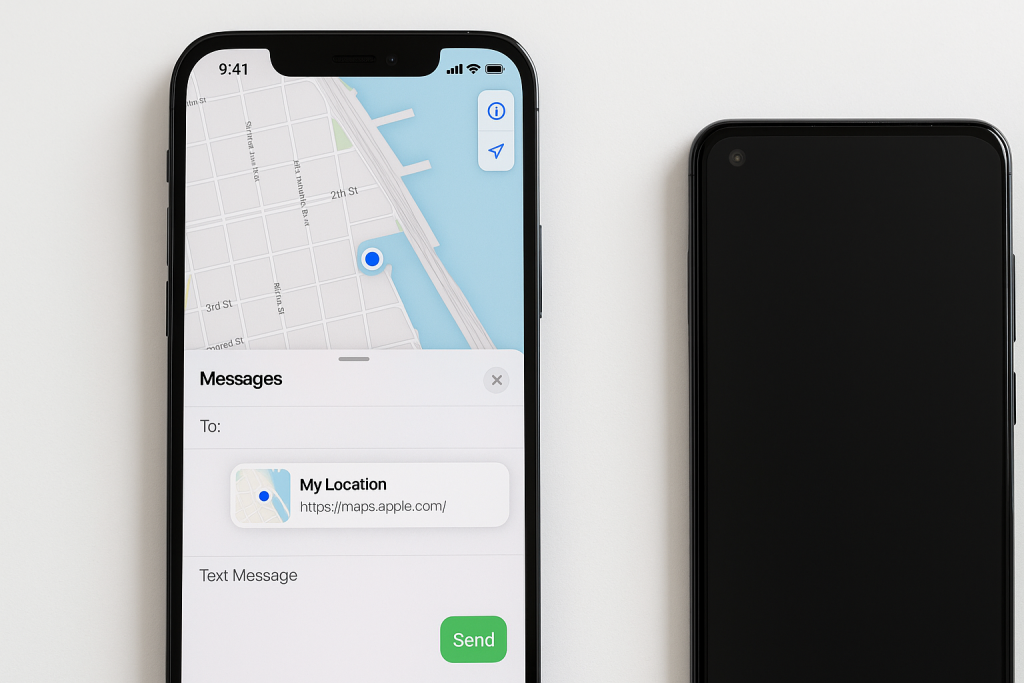 Sharing Apple Maps location from iPhone to Android via link