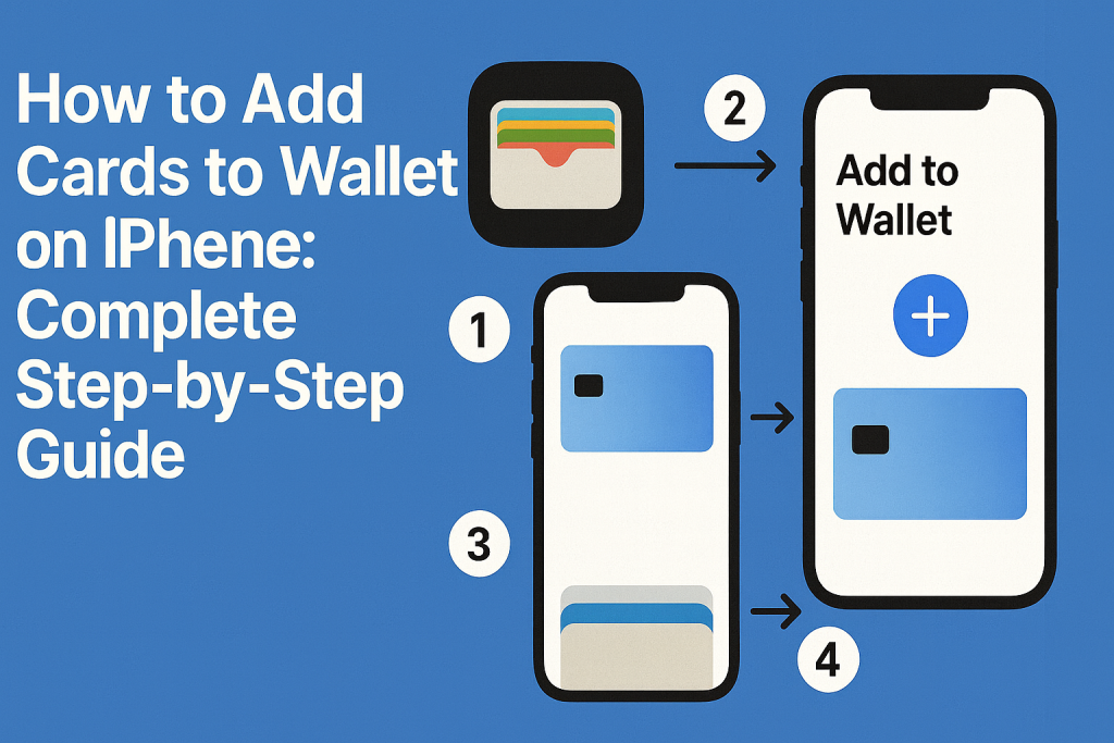 how to add cards to Wallet iPhone