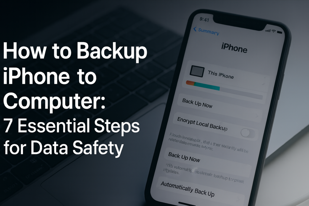 how to backup iPhone to computer