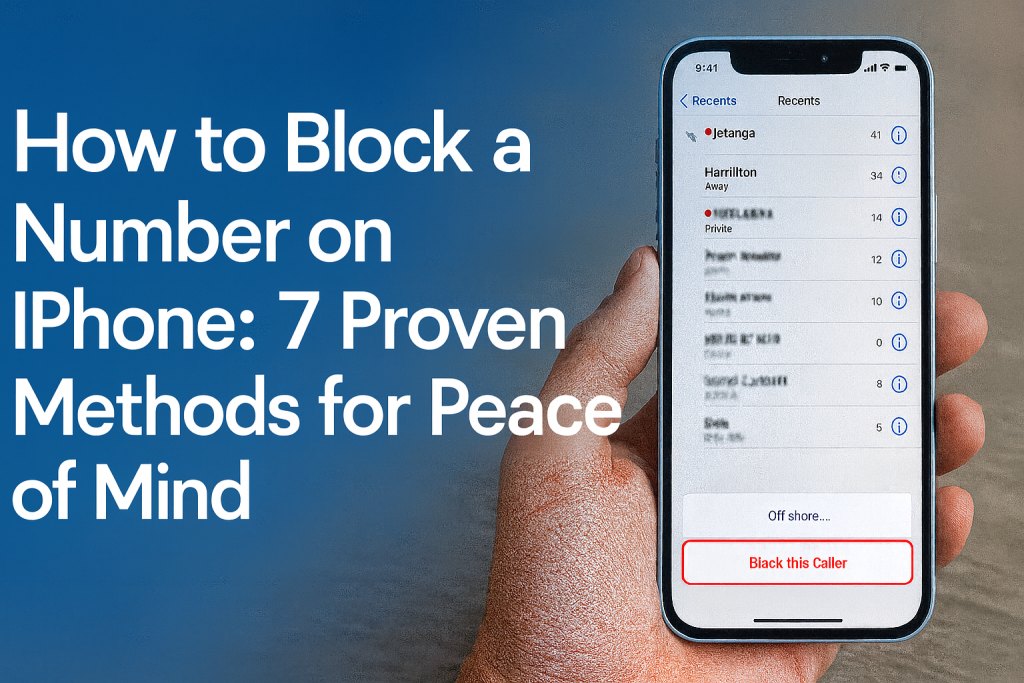 how to block a number iPhone