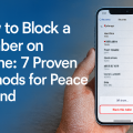 how to block a number iPhone