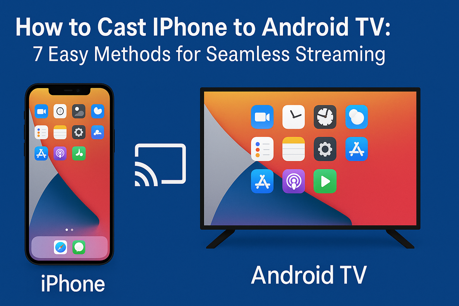 how to cast iphone to android tv