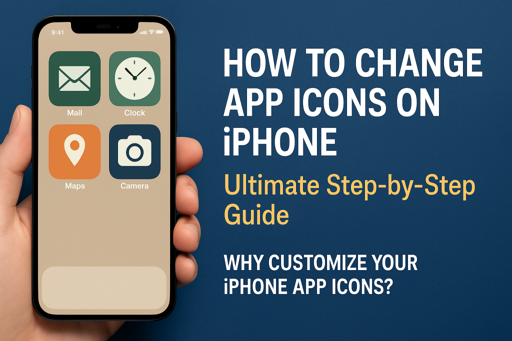 how to change app icons iPhone