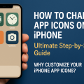 how to change app icons iPhone